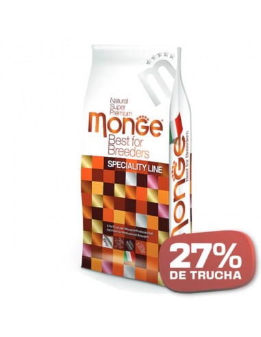 Monge Dog Breeder Trucha y Patata 15 Kg
